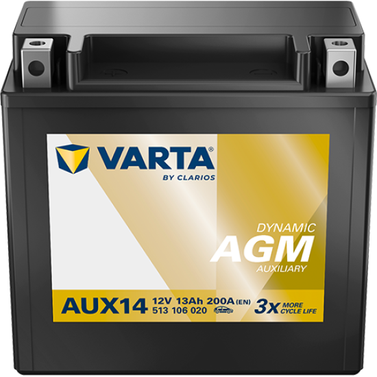 ΜΠΑΤΑΡΙΑ VARTA DYNAMIC AGM AUXILARY AUX14 13AH 200A