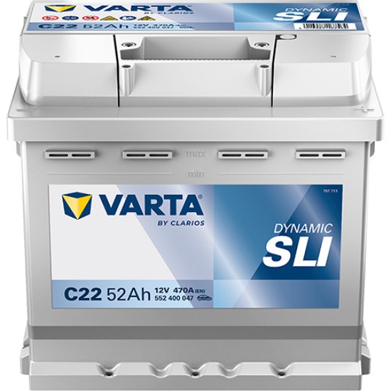 ΜΠΑΤΑΡΙΑ VARTA DYNAMIC SLI C22 52AH 470A (L1)