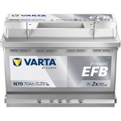 ΜΠΑΤΑΡΙΑ VARTA DYNAMIC EFB N70 70AH-760A