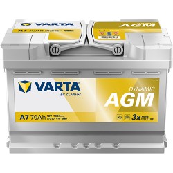 ΜΠΑΤΑΡΙΑ VARTA DYNAMIC AGM A7 70AH-760A