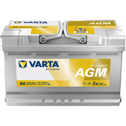 ΜΠΑΤΑΡΙΑ VARTA DYNAMIC AGM A6 80AH-800A
