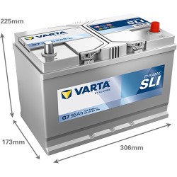 ΜΠΑΤΑΡΙΑ VARTA DYNAMIC SLI JAPAN G7 95AH 830A ΔΕΞΙΑ
