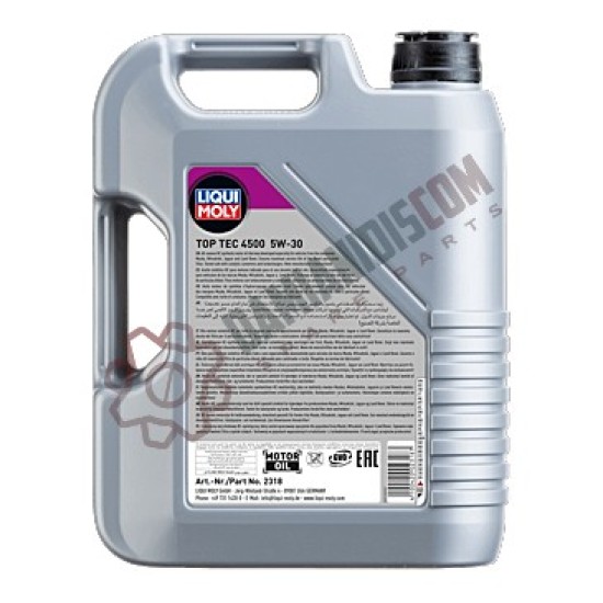LIQUI MOLY TOP TEC 4500 5W30 5L